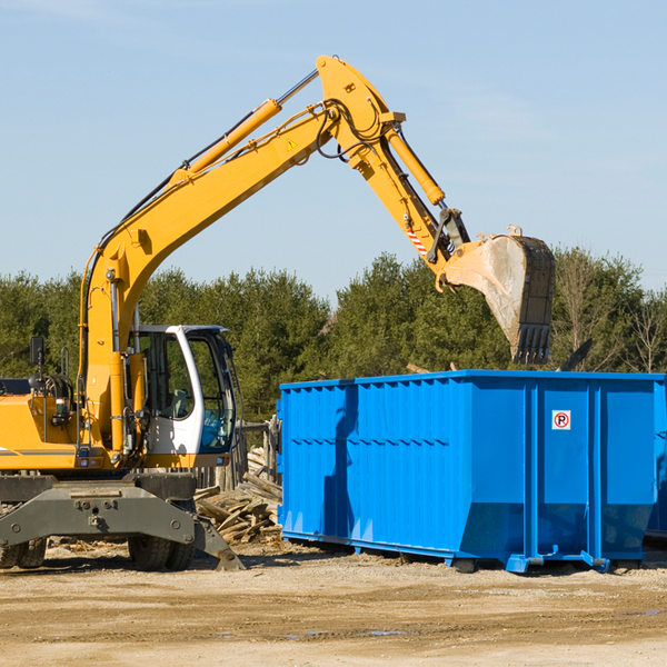 how does a residential dumpster rental service work in Newhope